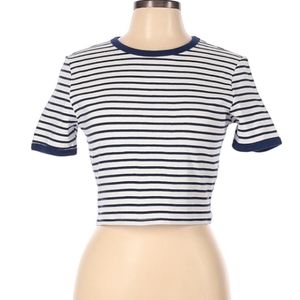 SOLD elsewhere NWT Zara Crop striped t-shirt